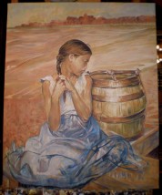  Kopia obrazu Jacka Malczewskiego "Zatruta studnia"