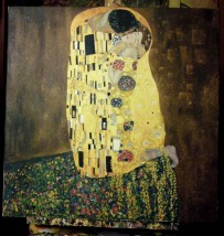  Kopia obrazu Gustawa Klimta"Pocałunek"